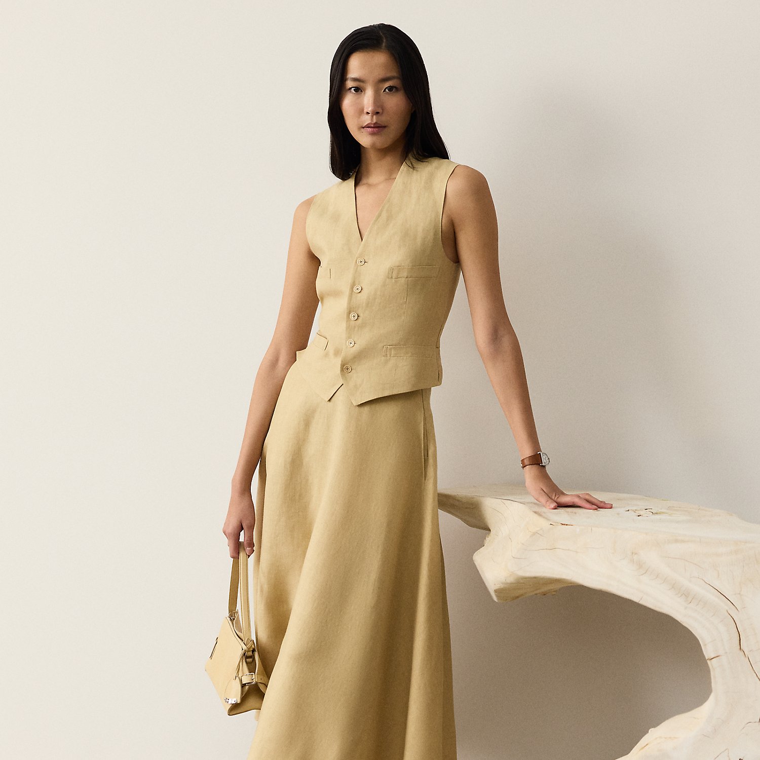 Rock Erica aus Leinen von Collection