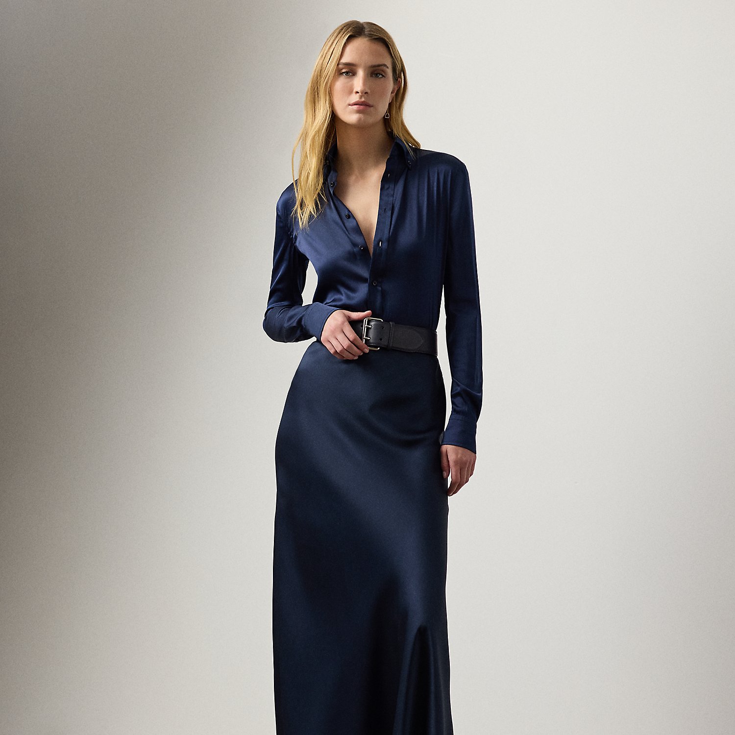 Rock Masina aus Stretchsatin von Collection