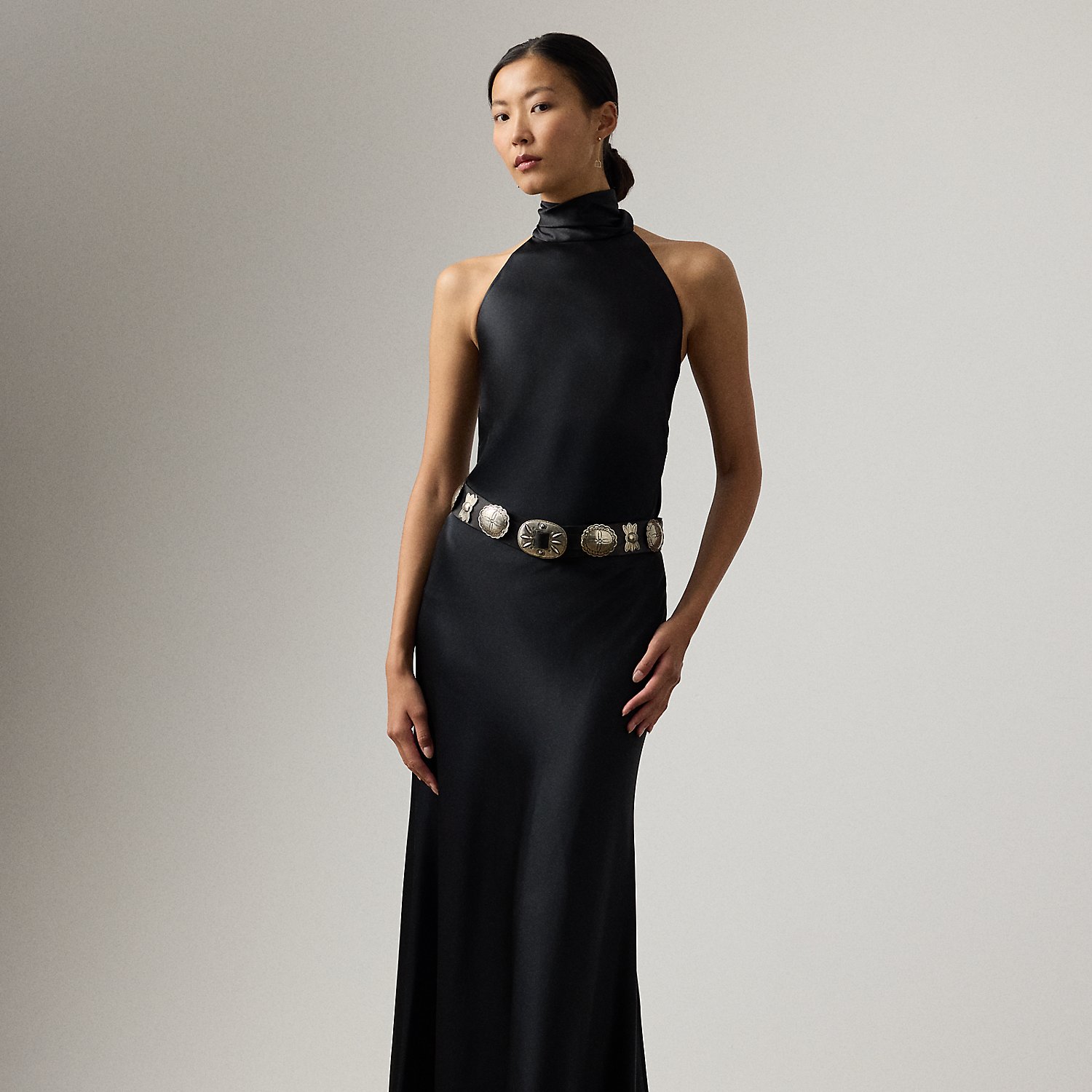 Rock Masina aus Stretchsatin von Collection