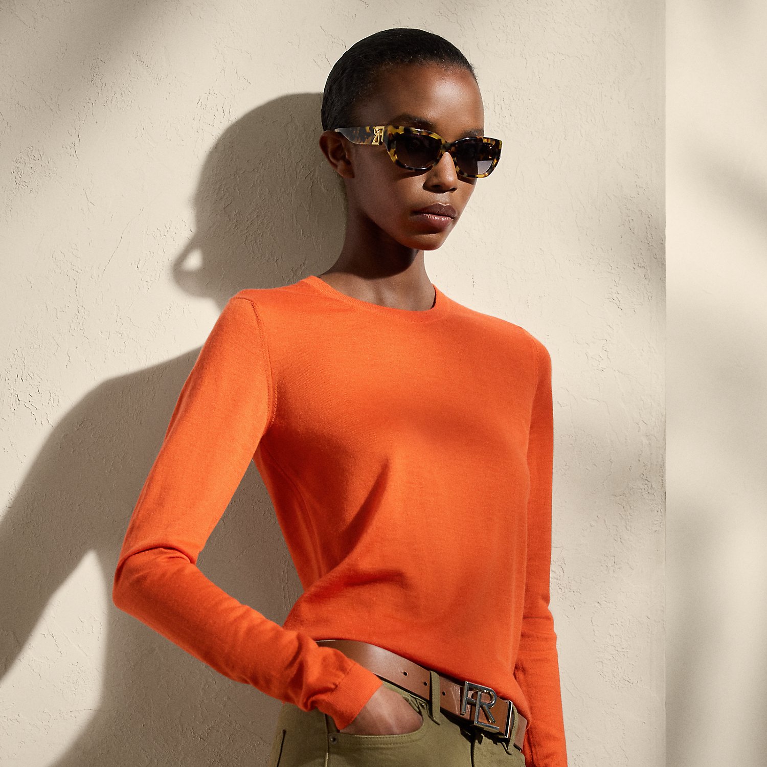 Rundhalspullover aus Kaschmir von Collection