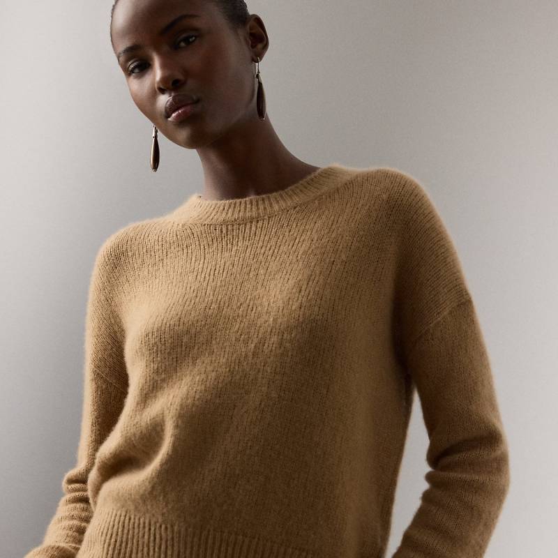 Rundhalspullover aus Kaschmirmischung von Collection