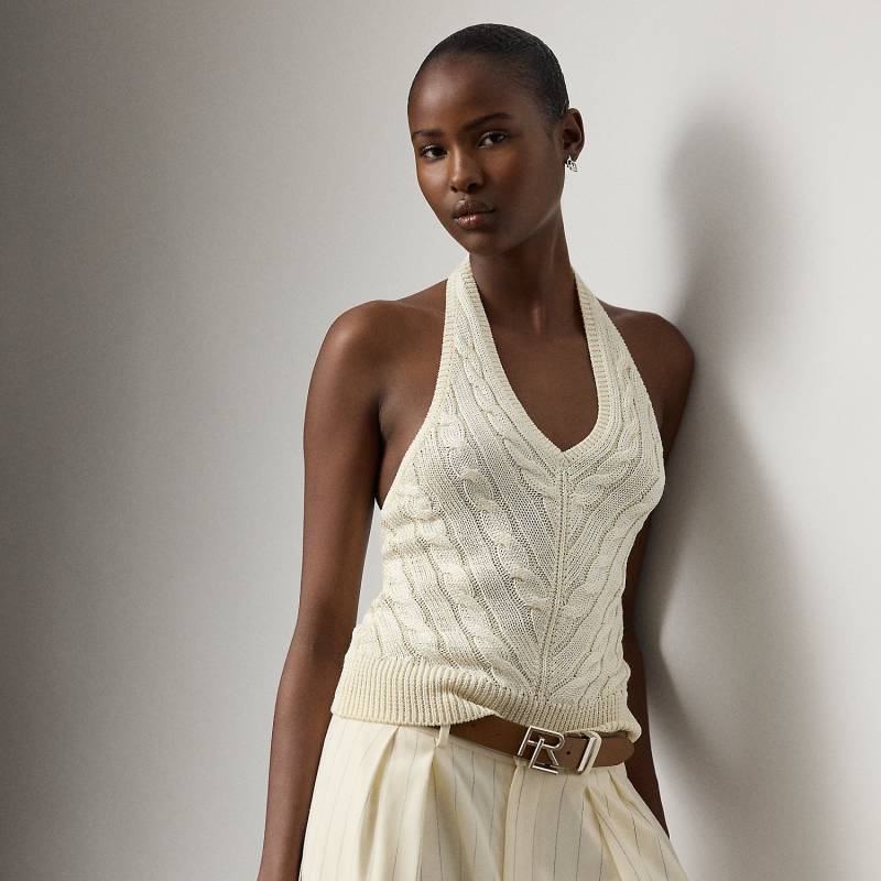 Seidenpullover mit Neckholder-Ausschnitt von Collection