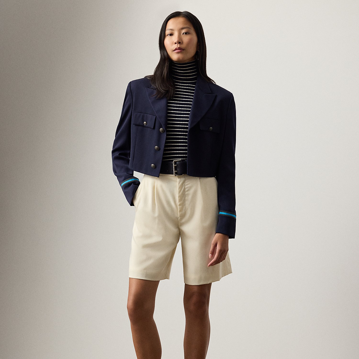 Shorts Minetta aus Wollgabardine von Collection