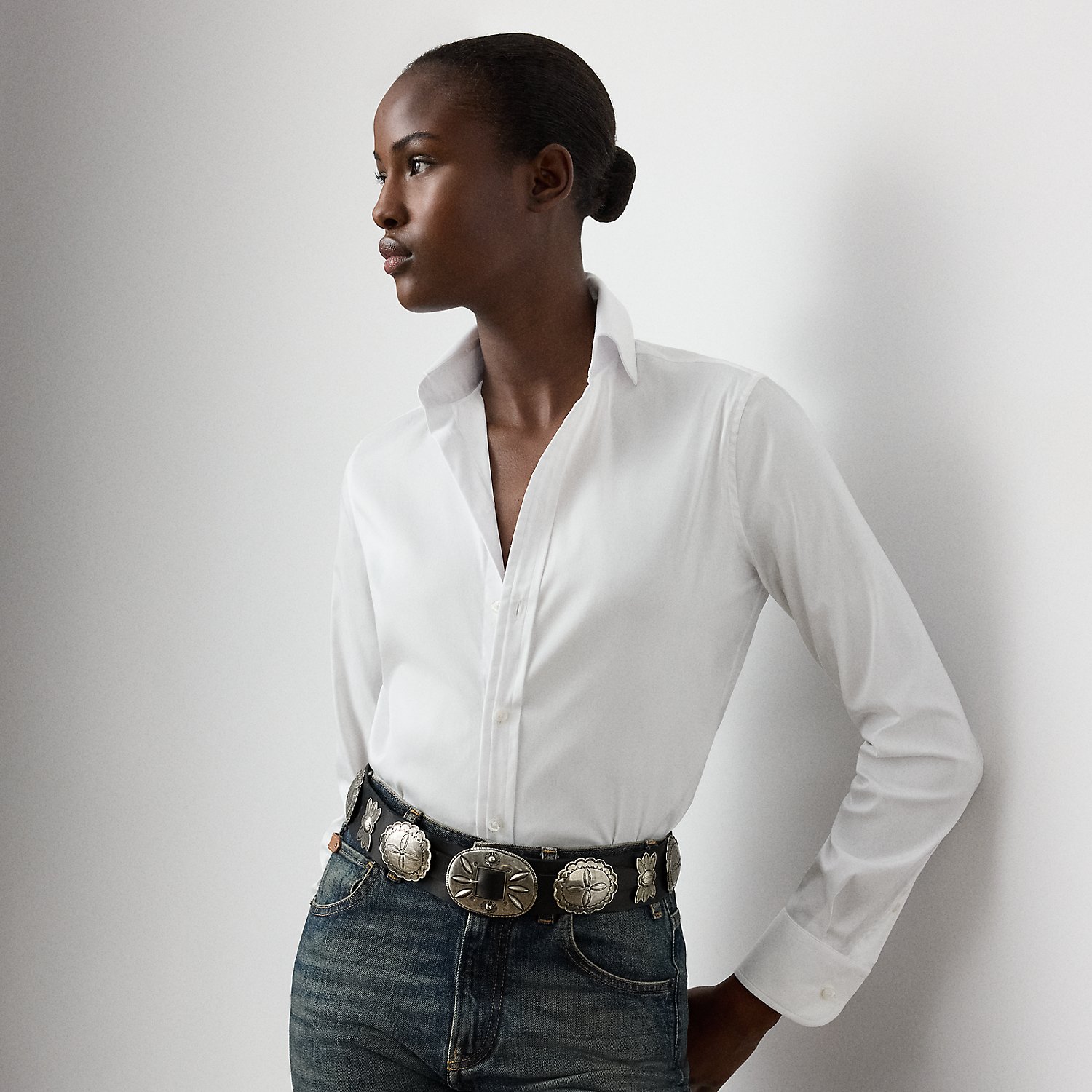 Slim-Fit Stretchpopeline-Hemd Charmain von Collection