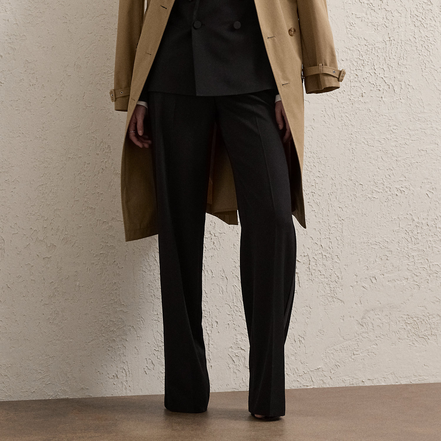 Smokinghose Barnet aus Woll-Barathea von Collection