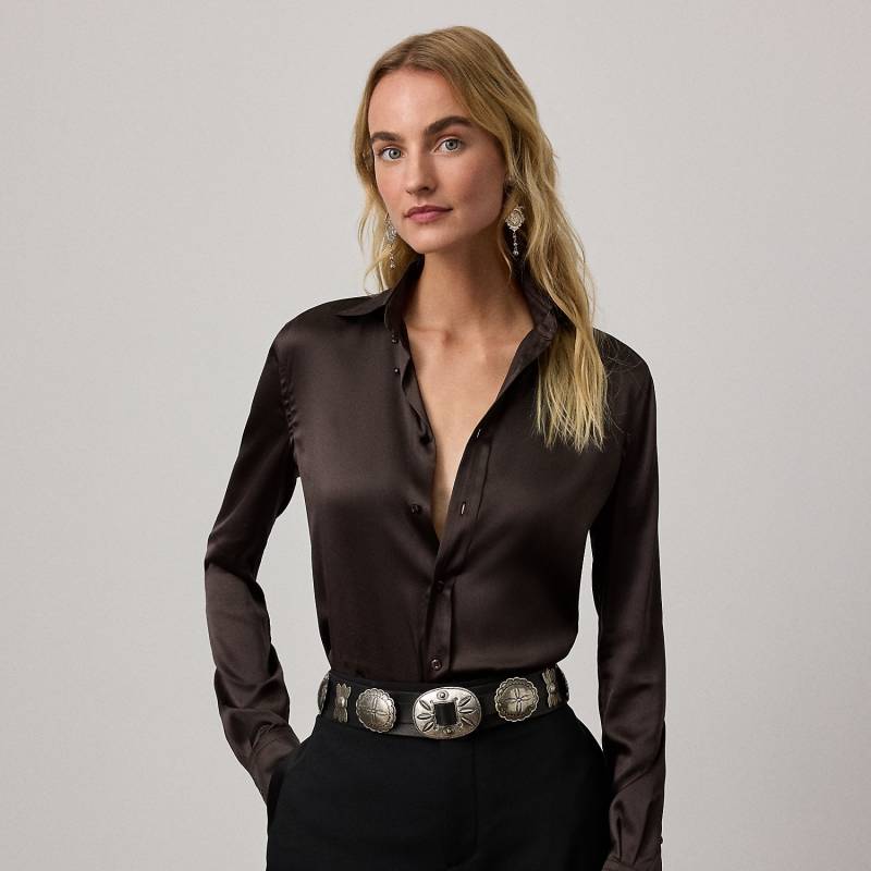 Straight-Fit Hemd Cameron aus Seide von Collection