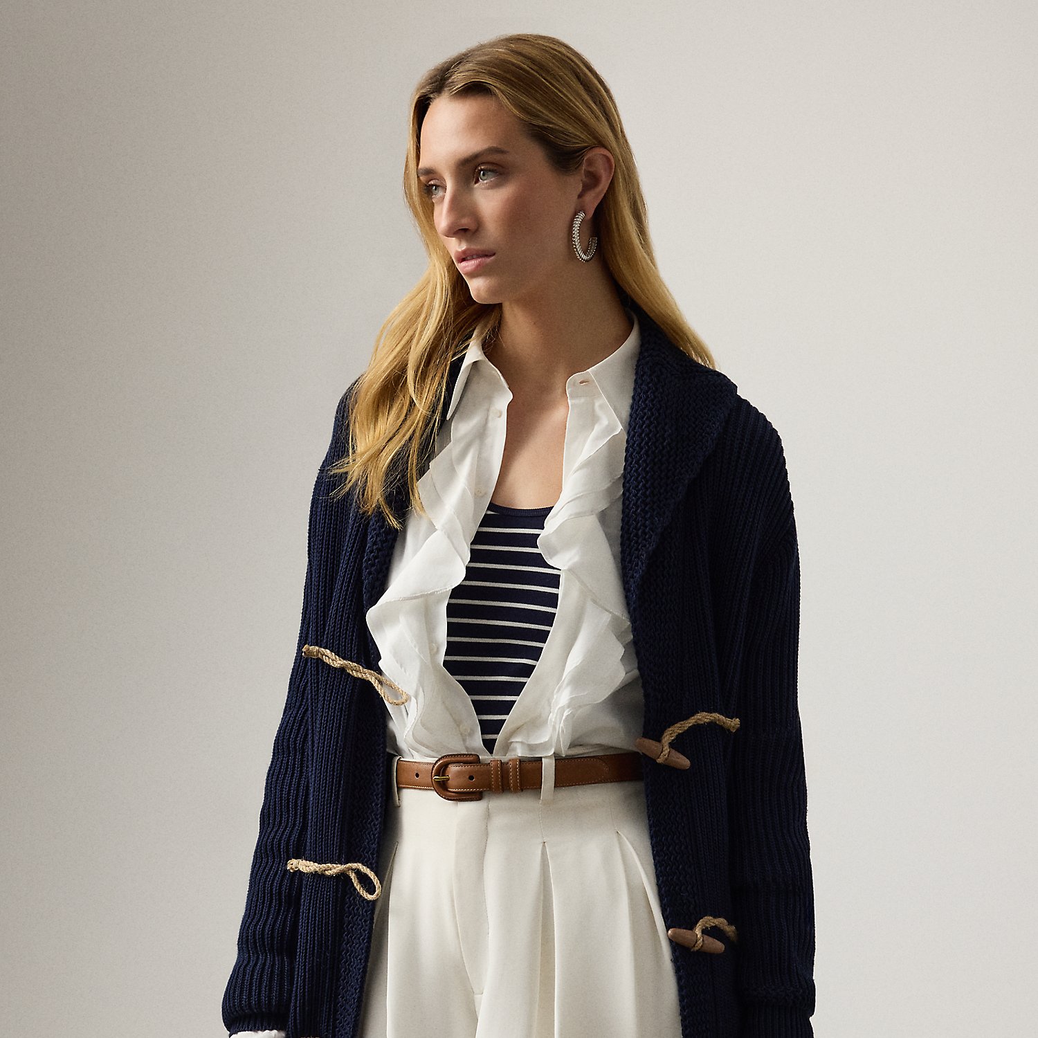 Strickjacke mit Schalkragen von Collection