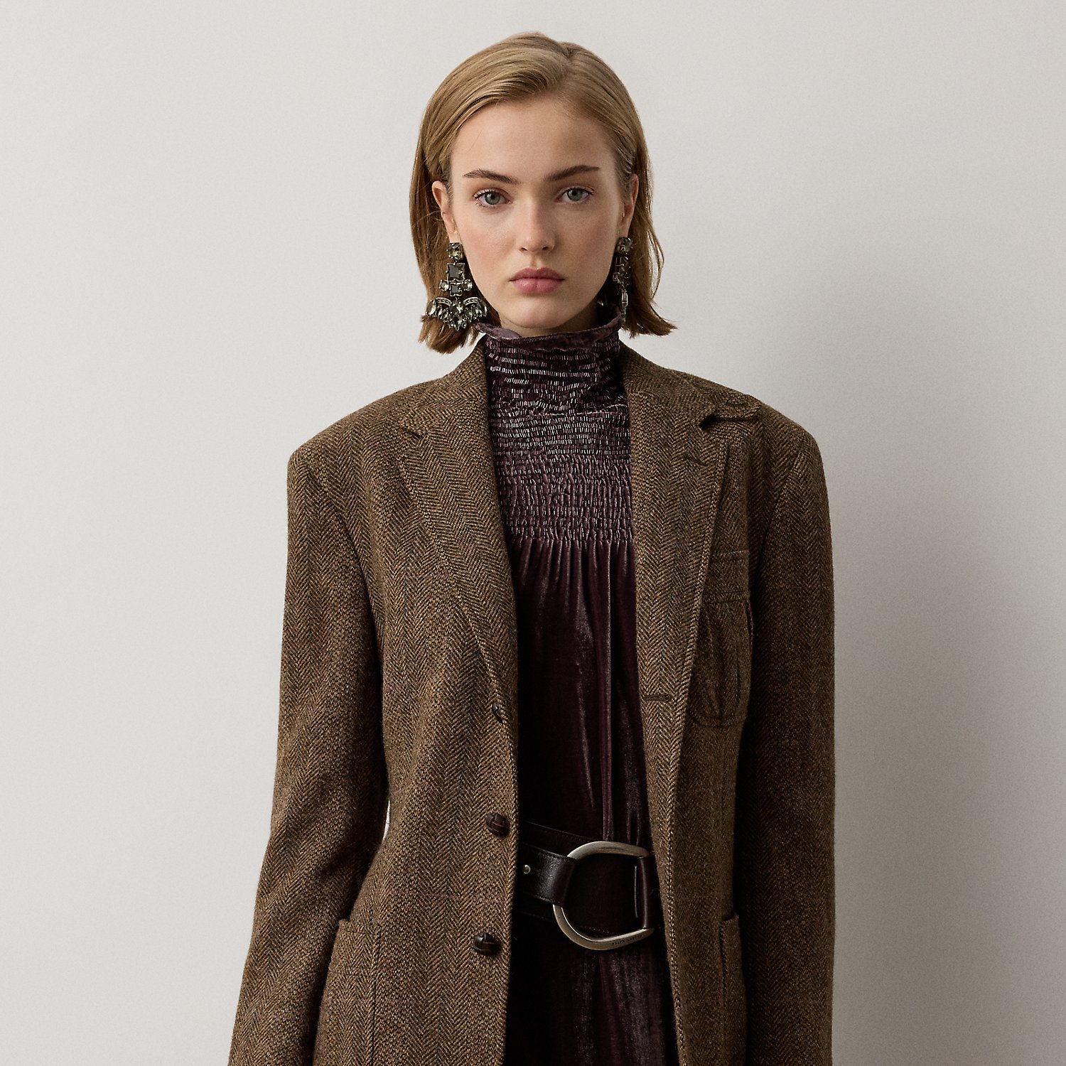 Tweedjacke Bonner mit Fischgratmuster von Collection