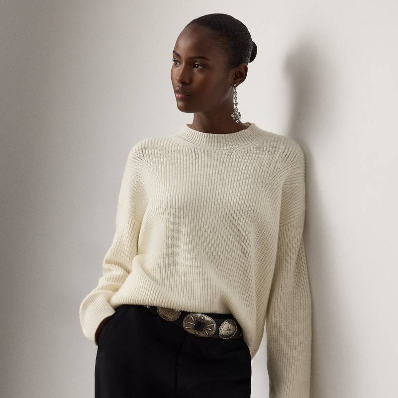 Verzierter Kaschmir-Rundhalspullover von Collection