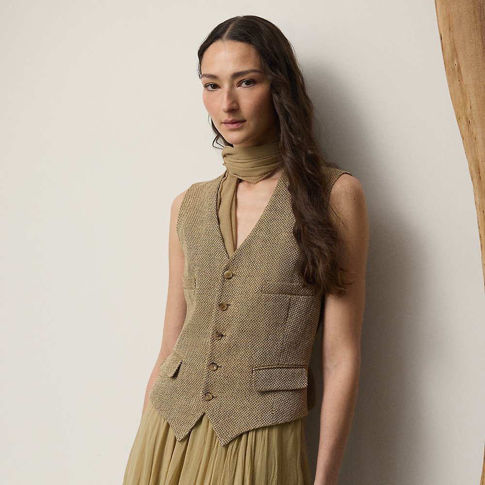 Weste Holland aus Gerstenkorn-Tweed Weste Holland aus Gerstenkorn-Tweed von Collection