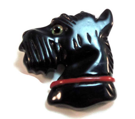 Schwarze Scottie Hund Brosche Vintage 1940 Schwarze Scottie Hund Brosche Vintage 1940 von CollectionsbyAnn