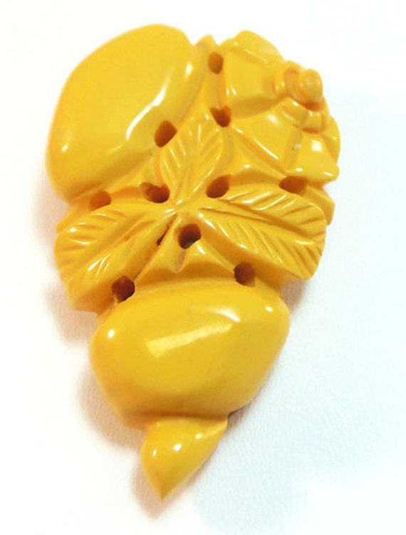 Vintage 1940Er Jahre Bakelit Blumen Brosche Vintage 1940Er Jahre Bakelit Blumen Brosche von CollectionsbyAnn