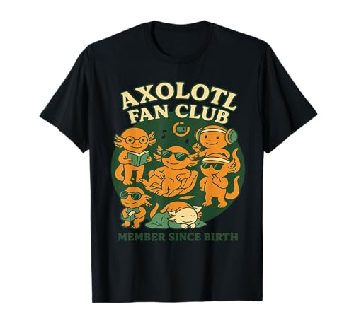 Axolotl Fanclub Baby Amphibian Friend Squad T-Shirt von Collective Outpost Threads