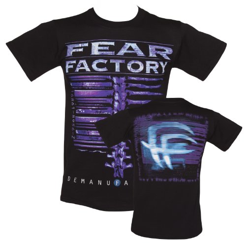 Collectors Mine Herren T-Shirt Fear Factory-Demanufacture, Schwarz (Black), Gr. XL von Collector's Mine