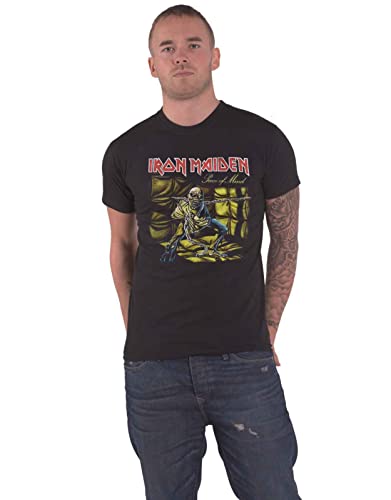 Collectors Mine Herren T-Shirt Iron Maiden-Piece of Mind, Gr. 50 (L), Schwarz (Schwarz) von Iron Maiden