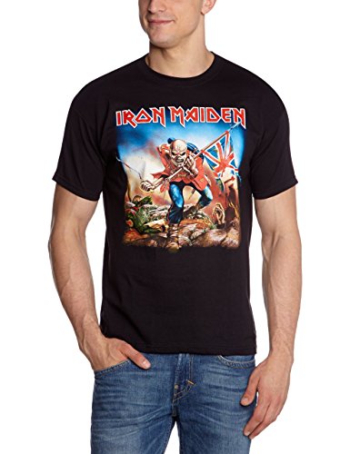 Collectors Mine Herren T-Shirt Iron Maiden-Trooper, Gr. 54 (XXL), Schwarz (Schwarz) von Iron Maiden