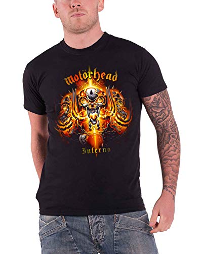 Collectors Mine Herren T-Shirt Motörhead-Inferno, Gr. 50 (L), Schwarz (Schwarz) von Rockoff Trade