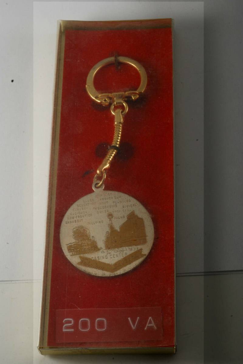 Vintage Fabulous Las Vegas Casino Center Stardust Tropicana Dunes Key Chain Keychain Fob Nos von CollectorsUtopia