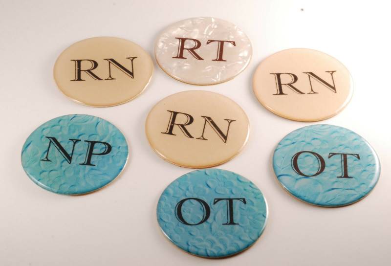 Vintage Menge 7 Stillknöpfe Selbstklebende Kunststoff Rn Nf Rt Ot New Old Stock von CollectorsUtopia