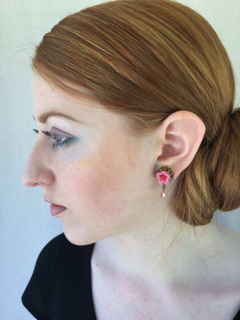 Baby Rosa Ohrringe von ColleenToland