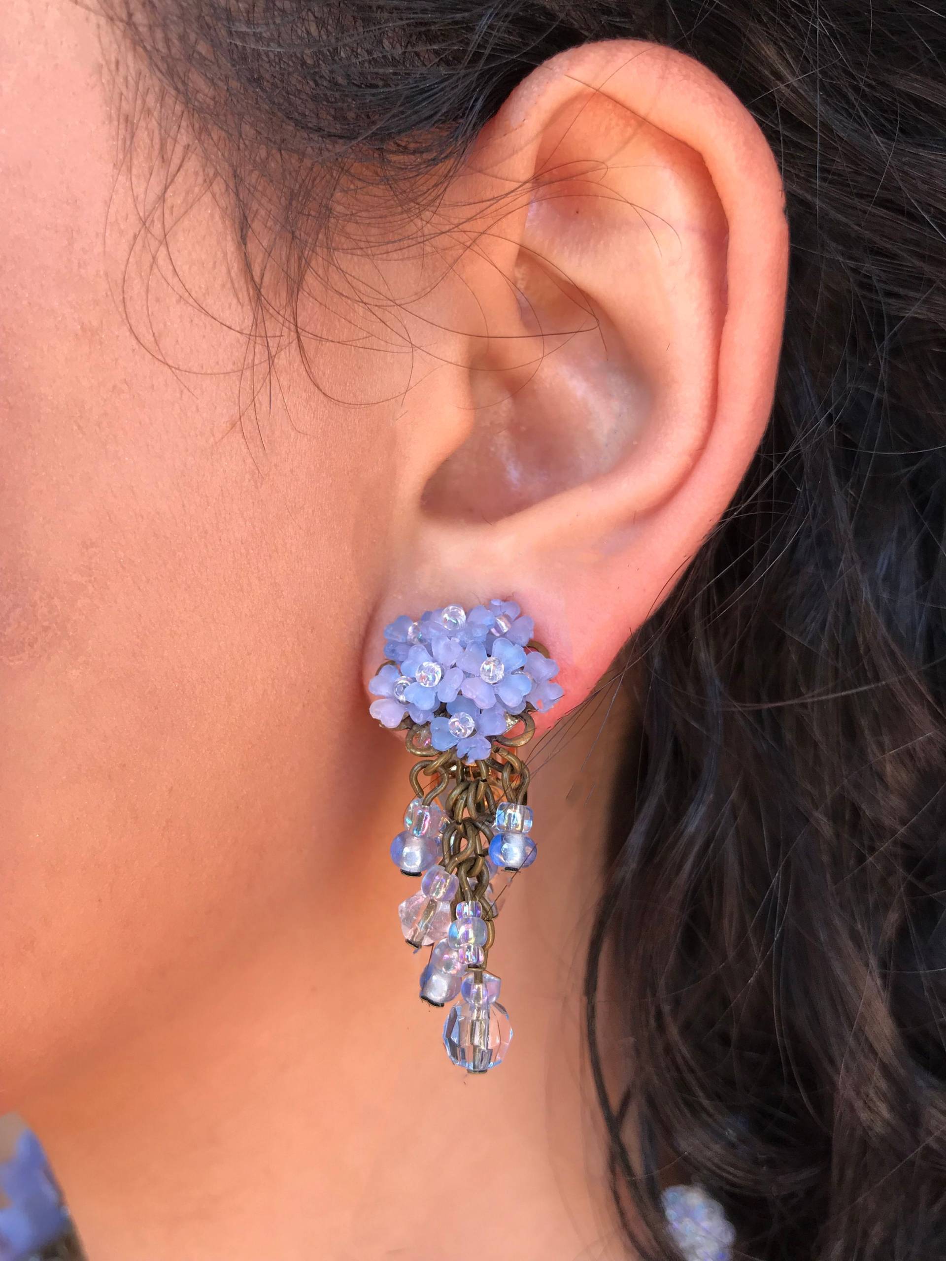 Elegante Tropfenohrringe Der Vintage Schmuckdesignerin Colleen Toland von ColleenToland