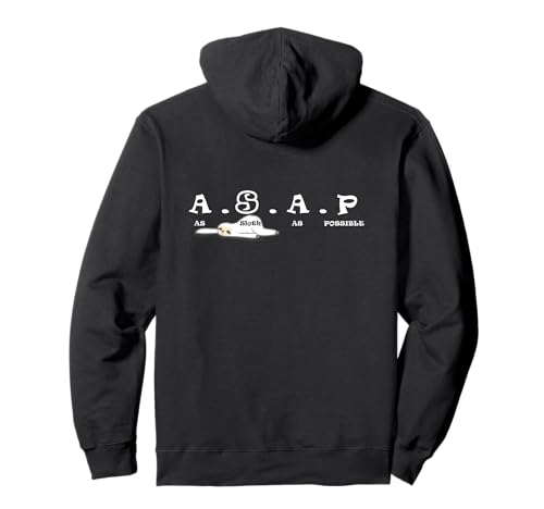 ASAP As Faultier As Possible Matching BFF Girl Twin Art On Back Pullover Hoodie ASAP As Faultier As Possible Matching BFF Girl Twin Art On Back Pullover Hoodie von College High School Teen Slang Teencode Zer Alpha
