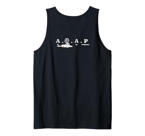 ASAP As Faultier As Possible Matching BFF Girl Twin Art On Back Tank Top ASAP As Faultier As Possible Matching BFF Girl Twin Art On Back Tank Top von College High School Teen Slang Teencode Zer Alpha