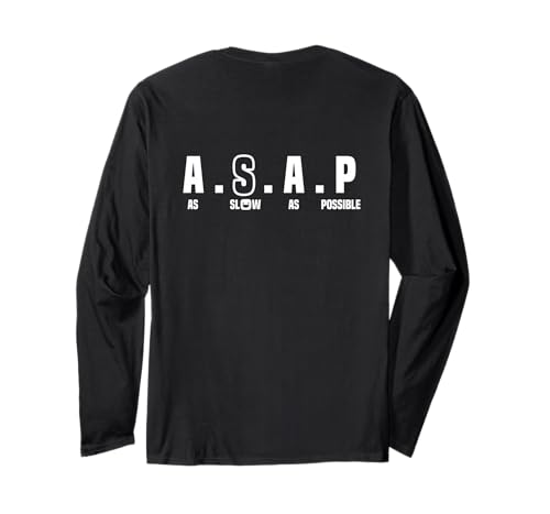 So langsam wie möglich, passendes BFF Girls Twin Art ON Back Langarmshirt von College High School Teen Slang Teencode Zer Alpha