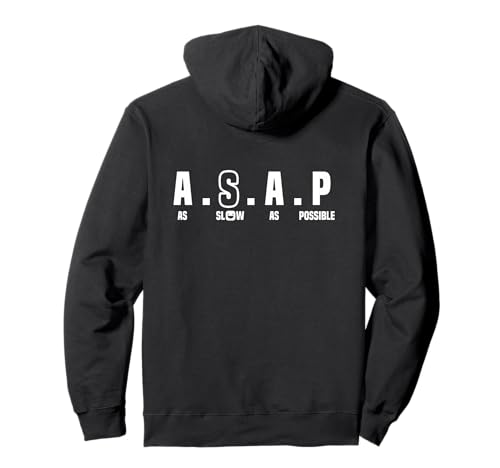 So langsam wie möglich, passendes BFF Girls Twin Art ON Back Pullover Hoodie von College High School Teen Slang Teencode Zer Alpha