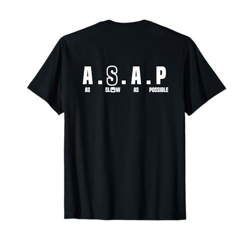 So langsam wie möglich, passendes BFF Girls Twin Art ON Back T-Shirt von College High School Teen Slang Teencode Zer Alpha