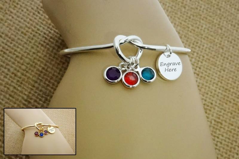 Nana Armband Schmuck, Oma Geburtsstein Armreif Armband, Geschenk Geschenk, Für Sie von CollegeThings