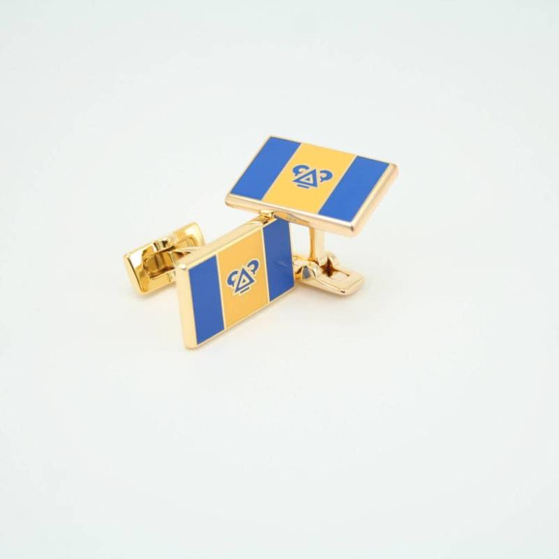 Delta Upsilon Manschettenknöpfe | Vergoldet/Brüderlichkeit Geschenke Urlaub Für Ihn Herren-Accessoires Große & Kleine von CollegiateStandard