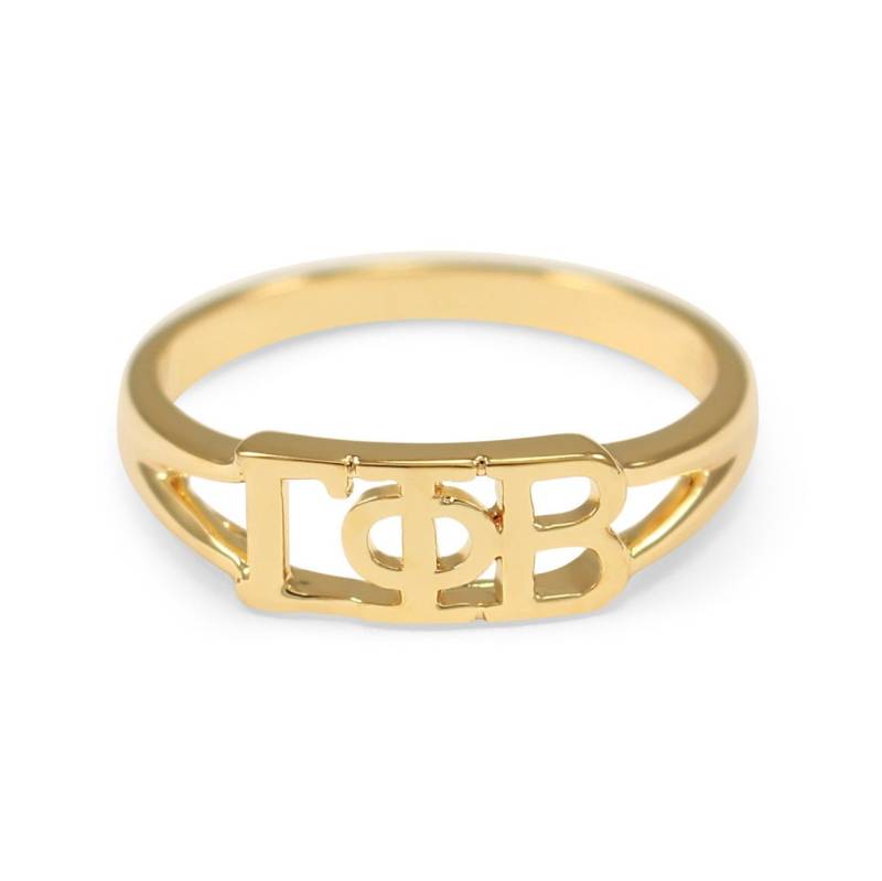 Gamma Phi Beta Sunshine Vergoldeter Ring , Sorority Schmuck, Geschenkidee, Geschenk von CollegiateStandard