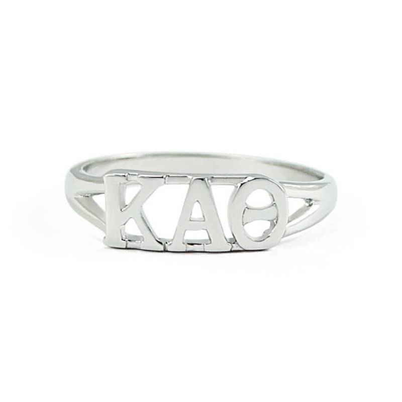 Kappa Alpha Theta Sterling Silber Sorority Ring/Schmuck College Geschenke Große Und Kleine Silberringe von CollegiateStandard