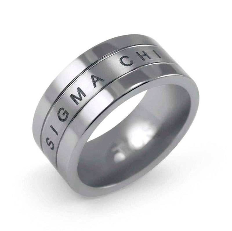 Sigma Chi Brüderlichkeit Wolfram Ring/Ringe Urheberrechte Liegen Geschenke Für Ihn Herren College-Geschenke von CollegiateStandard