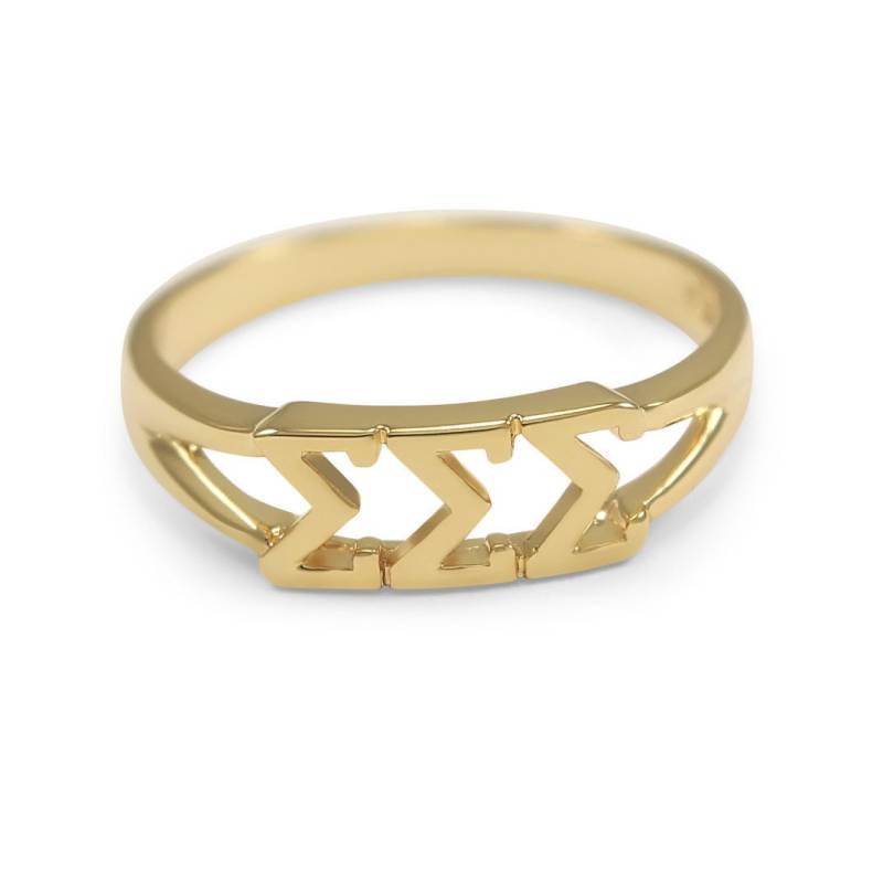 Sigma Sorority Sunshine Vergoldeter Ring/Schmuck Geschenke Für Sie von CollegiateStandard