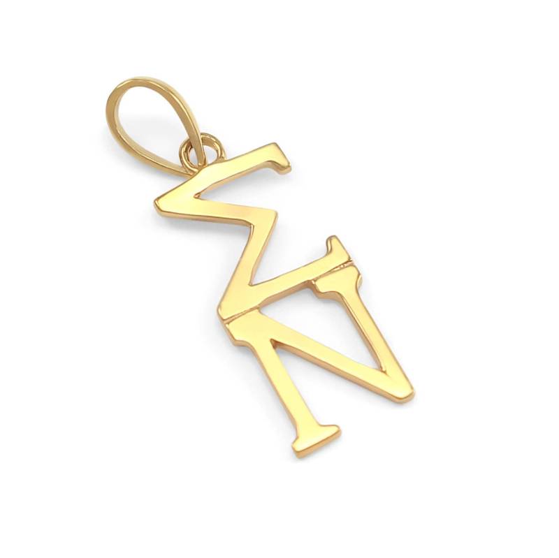 Signa Nu Anhänger Aus Massivem Gold 585 Mm // Bruderschaftsschmuck Und Accessoires Bruderschaftsgeschenk Goldkette Solidem von CollegiateStandard