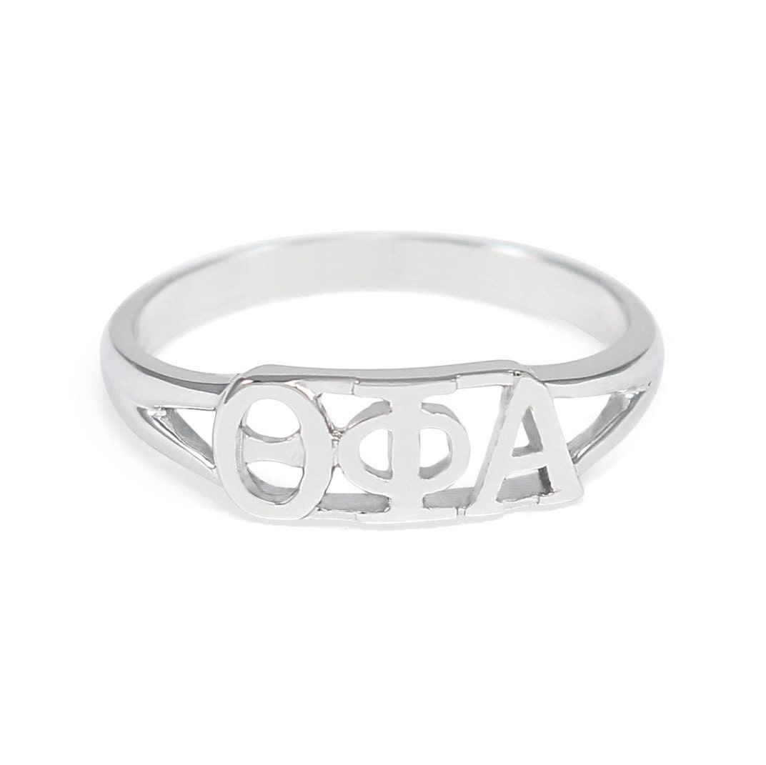 Theta Phi Alpha Sterling Silber Ringe 325 Sterling 30Er 925 Silberringe Jahre 30 X 100% Sororitätsschmuck von CollegiateStandard