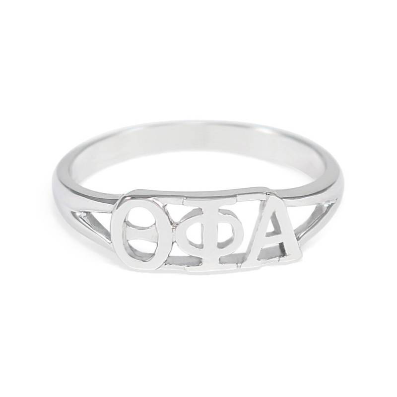 Theta Phi Alpha Sterling Silber Ringe 325 Sterling 30Er 925 Silberringe Jahre 30 X 100% Sororitätsschmuck von CollegiateStandard