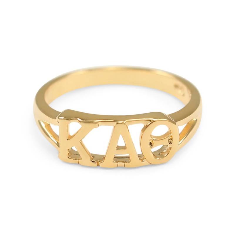 Vergoldeter Kappa Alpha Theta Sunshine Ring // ღ Sorority Schmuck Geschenke Geschenke Für Sie Geschenkanleitung Merchandise von CollegiateStandard