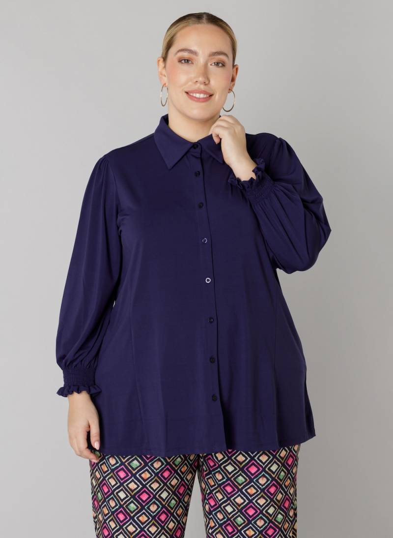 Große Größen Bluse Odil, Damen, grau, Größe: 54, Polyester, Happy Size DE Women von Colletta