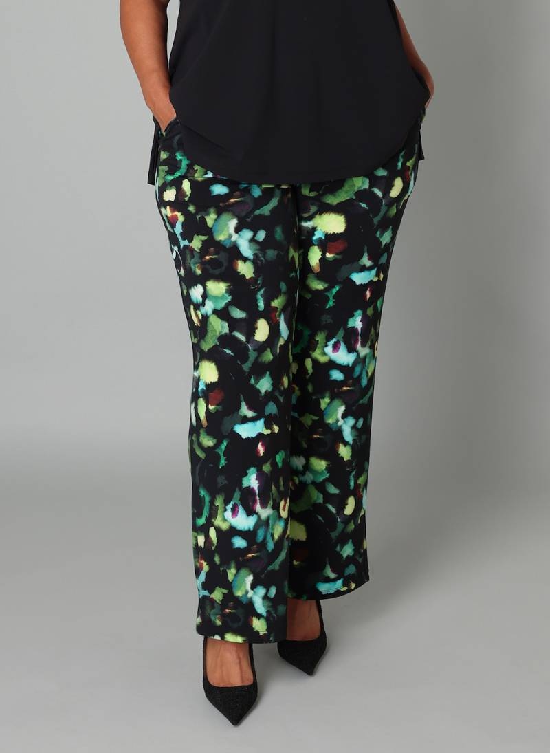 Große Größen Hose Norah, Damen, türkis, Größe: 48, Polyester, Happy Size DE Women von Colletta