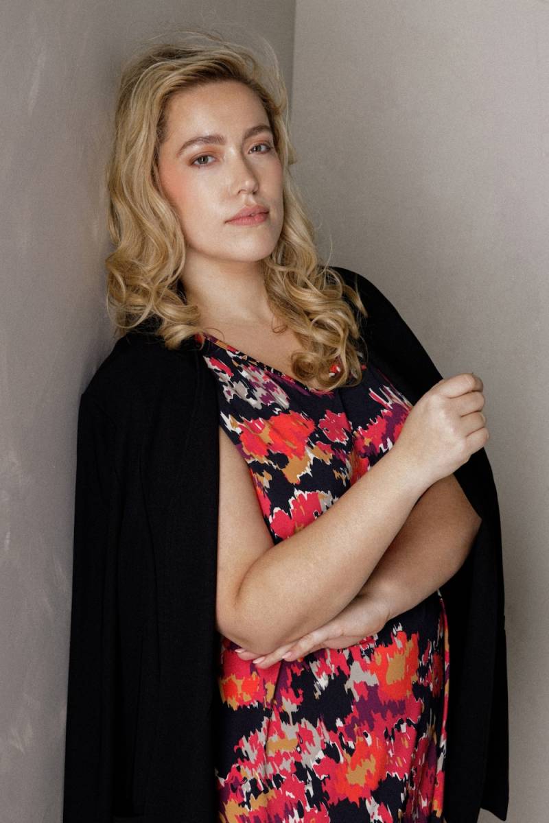 Große Größen Top Nila, Damen, rot, Größe: 52, Polyester, Happy Size DE Women von Colletta