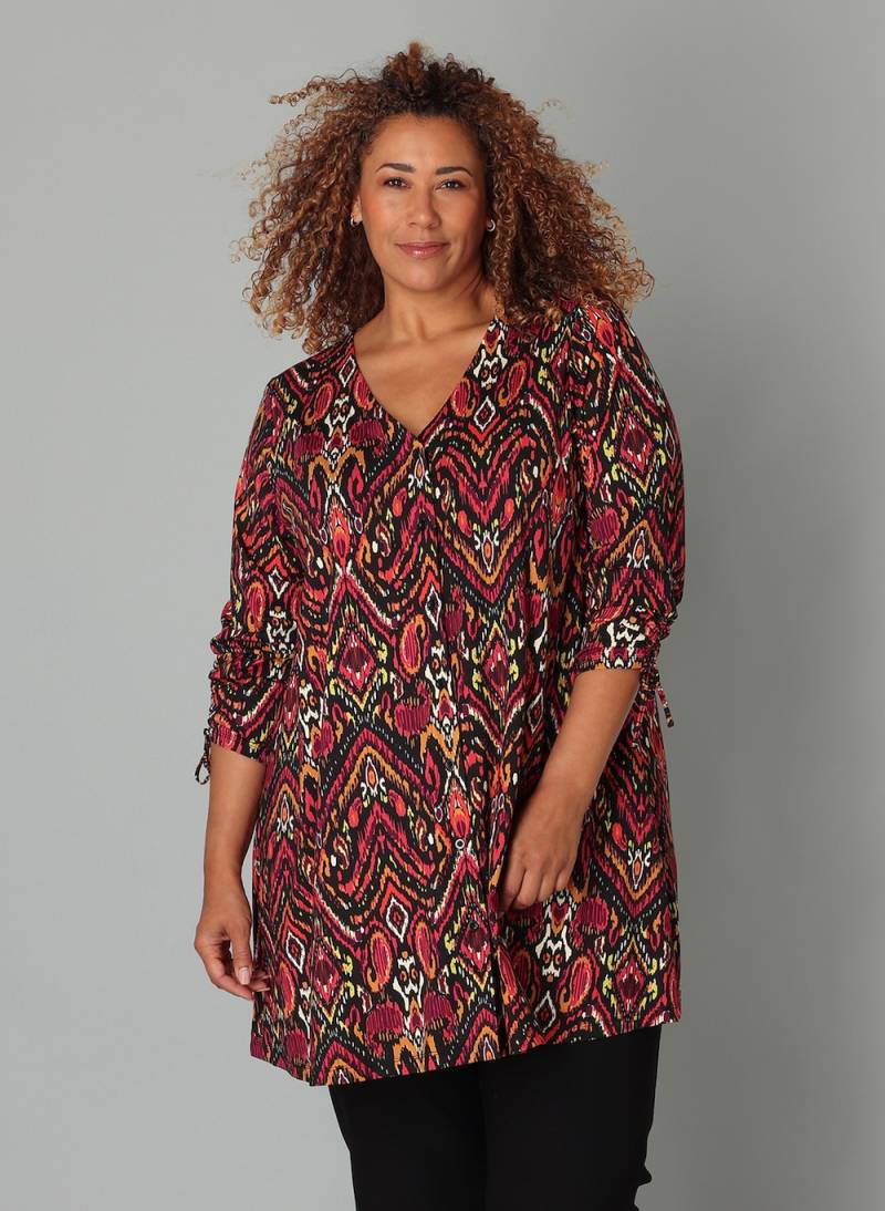 Große Größen Tunika Naomi, Damen, rot, Größe: 58, Viskose/Nylon, Happy Size DE Women von Colletta