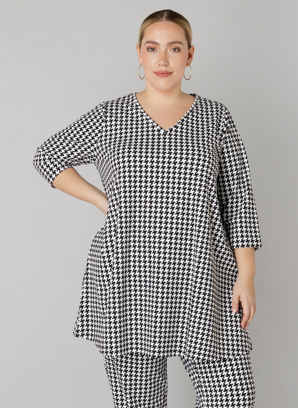 Große Größen Tunika Noor Essential, Damen, schwarz, Größe: 48, Synthetische Fasern/Elasthan, Happy Size DE Women von Colletta