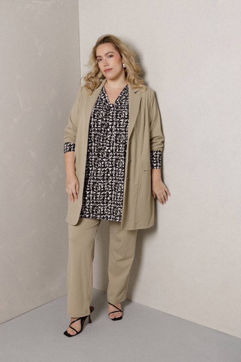 Große Größen Tunika Nova, Damen, schwarz, Größe: 48, Synthetische Fasern/Elasthan, Happy Size DE Women von Colletta