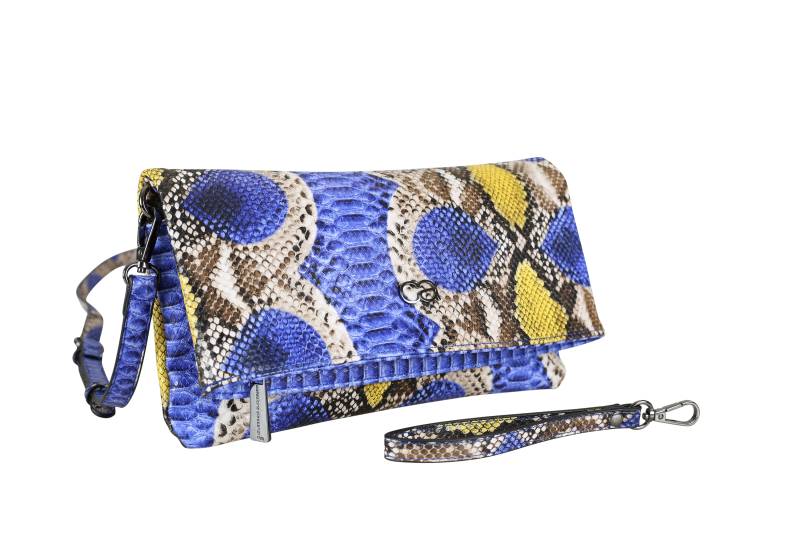 COLLEZIONE ALESSANDRO Clutch "Holi Snake" als Clutch, Umhängetasche und Schultertasche tragbar von Collezione Alessandro
