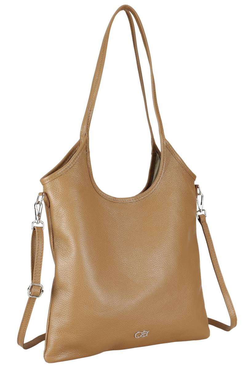 COLLEZIONE ALESSANDRO Schultertasche "Cuir" aus echtem Leder, Made in Italy von Collezione Alessandro