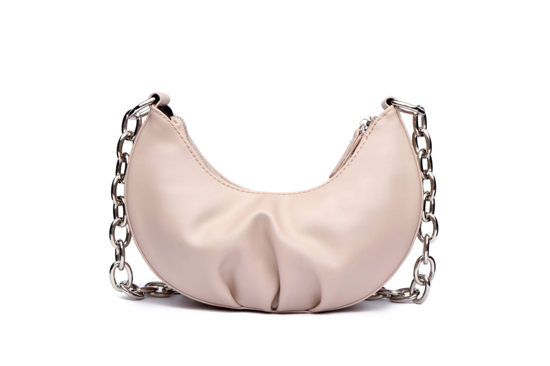 COLLEZIONE ALESSANDRO Schultertasche "Kasumi" mit kleinen Falten und grober Schulterkette COLLEZIONE ALESSANDRO Schultertasche "Kasumi" mit kleinen Falten und grober Schulterkette von Collezione Alessandro