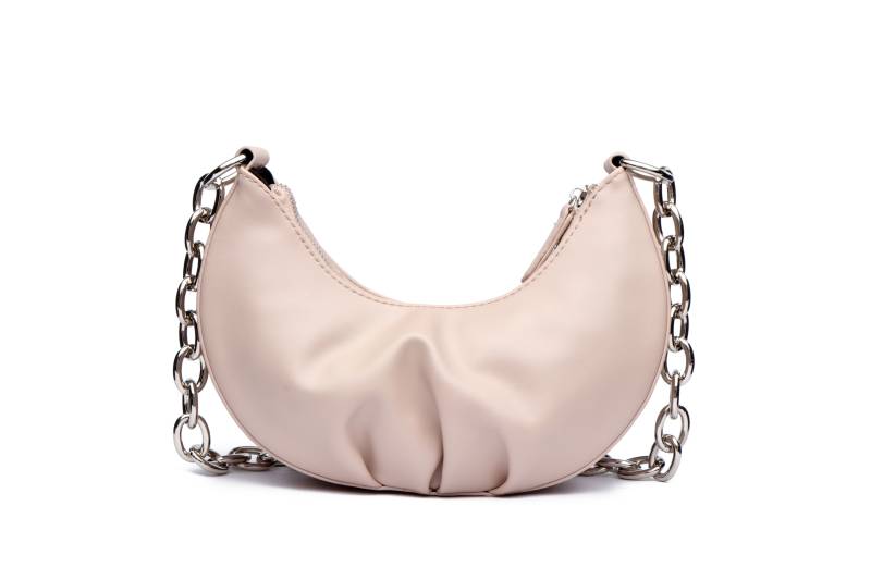 COLLEZIONE ALESSANDRO Schultertasche "Kasumi" mit kleinen Falten und grober Schulterkette COLLEZIONE ALESSANDRO Schultertasche "Kasumi" mit kleinen Falten und grober Schulterkette von Collezione Alessandro